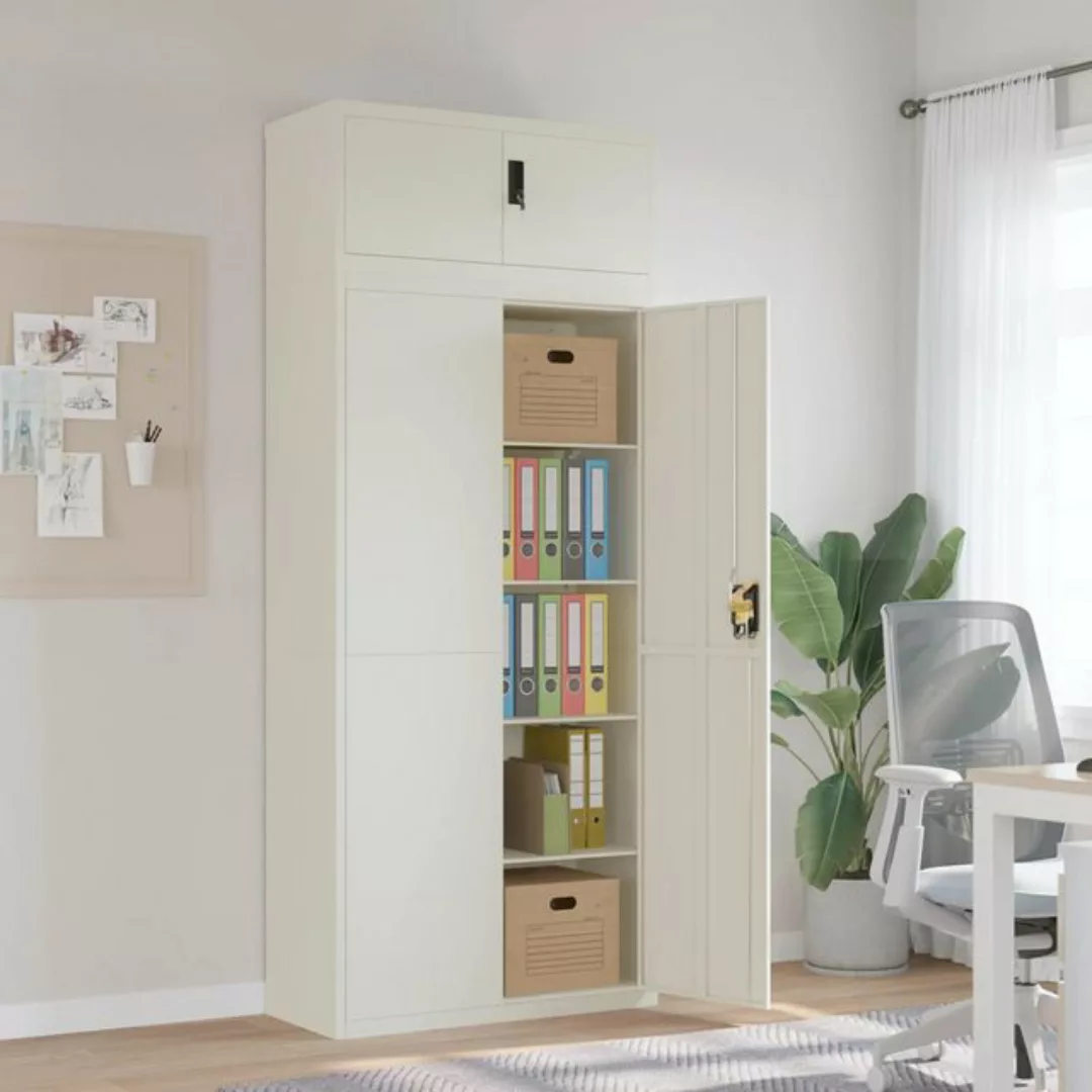 vidaXL Aktenschrank Aktenschrank Büroschrank Home Office Ablage Büro Weiß 9 günstig online kaufen