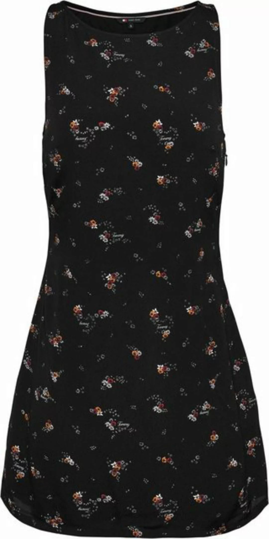 Tommy Jeans Blusenkleid TJW BLACK FLORAL RACER DRESS mit Blumenprint, modis günstig online kaufen