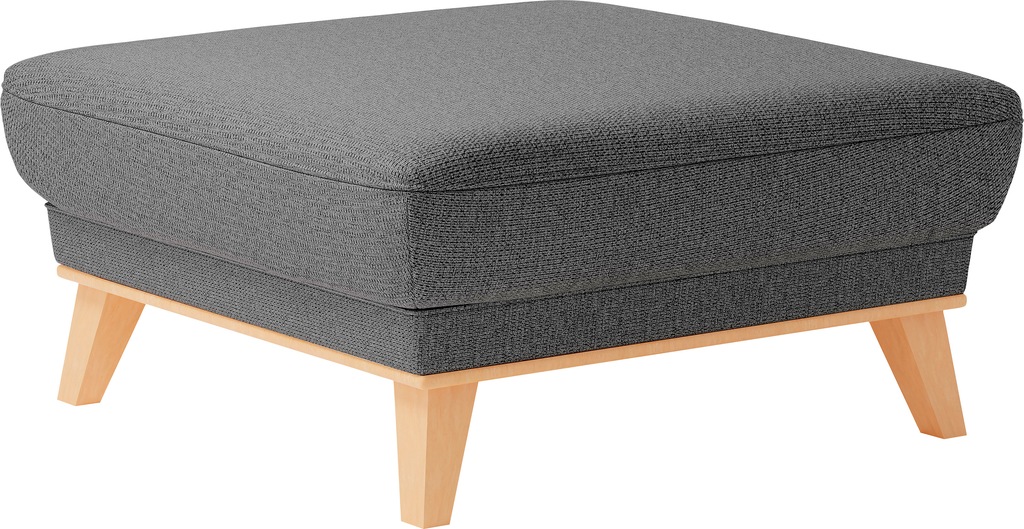 sit&more Polsterhocker "Lavida", Mit elegantem Holzrahmen günstig online kaufen