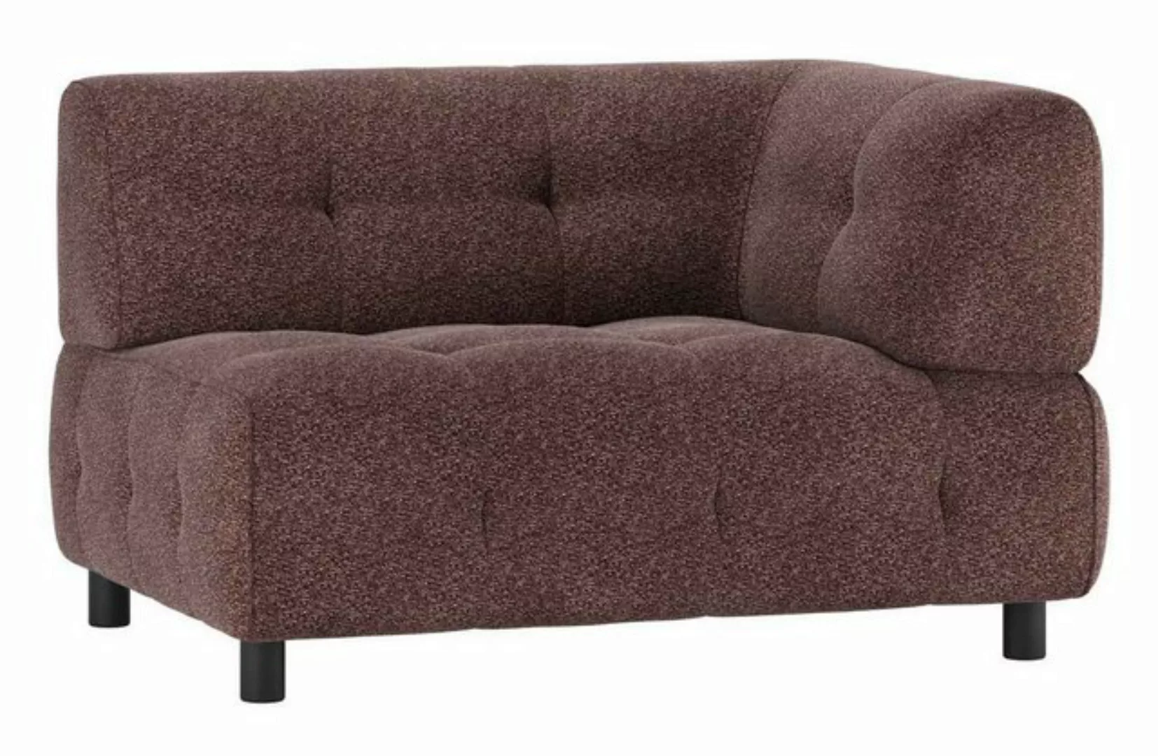 WOOOD Sofa Louis aus grobmaschigen Stoff Rechts günstig online kaufen