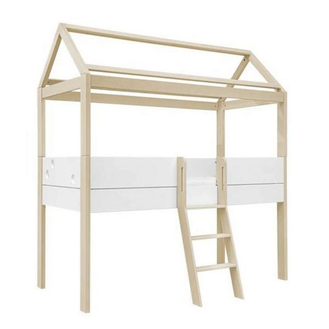 kidsraum Hochbett Funflex Hausbett 90x200cm– Kinderbett „Haus“- ohne Matrat günstig online kaufen