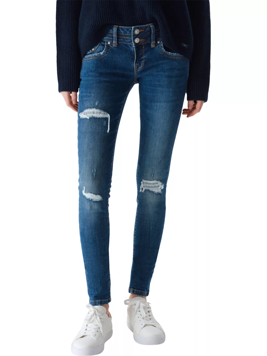 LTB Damen Jeans JULITA X Extra Skinny Fit - Blau - Mitena Wash günstig online kaufen