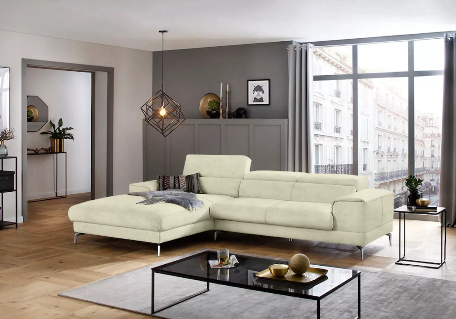 W.SCHILLIG Ecksofa "piedroo, Designsofa mit tollem Sitzkomfort, bequem und günstig online kaufen