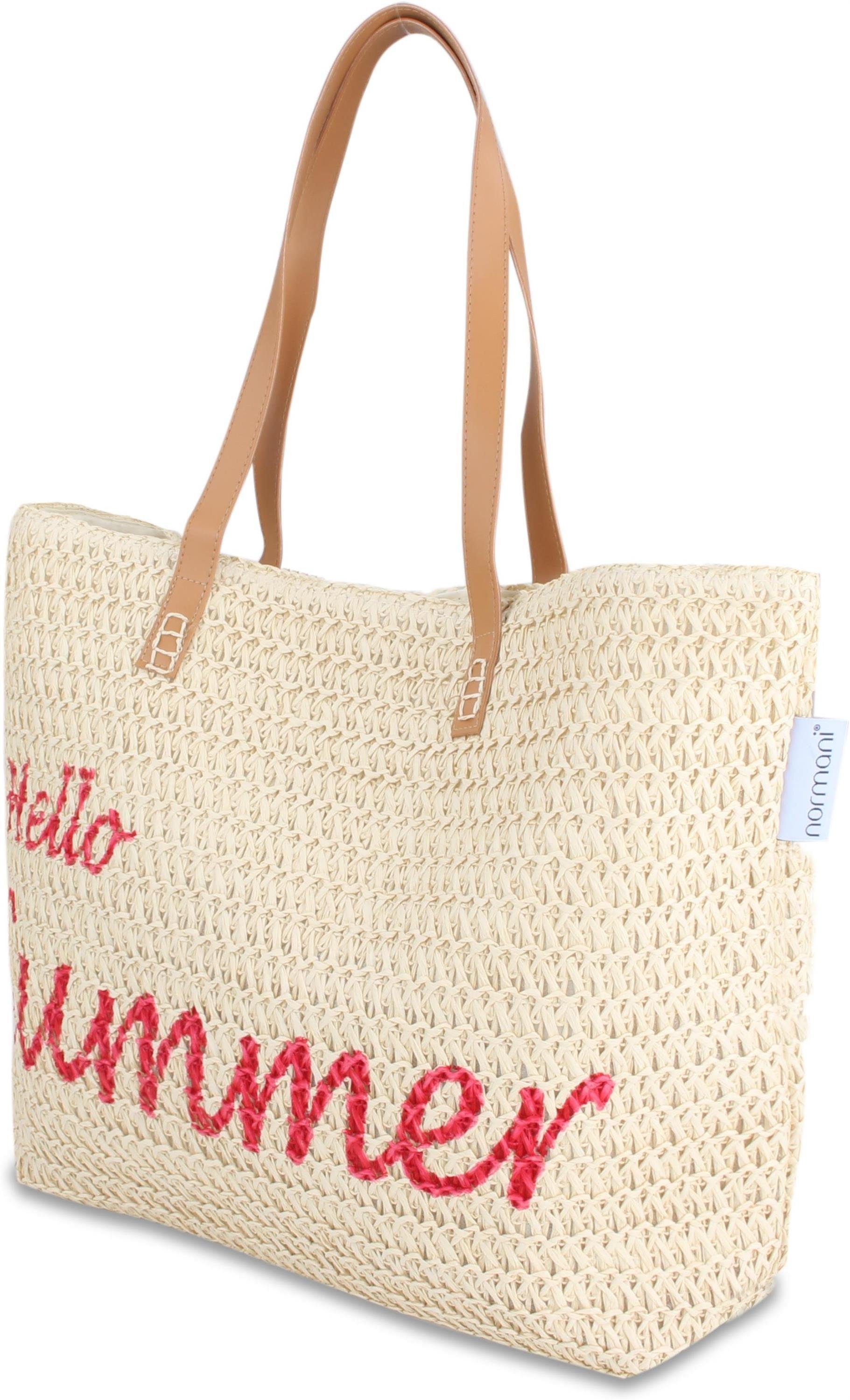 normani Strandtasche Bequeme Sommer-Umhängetasche, Strandtasche, Schulterta günstig online kaufen