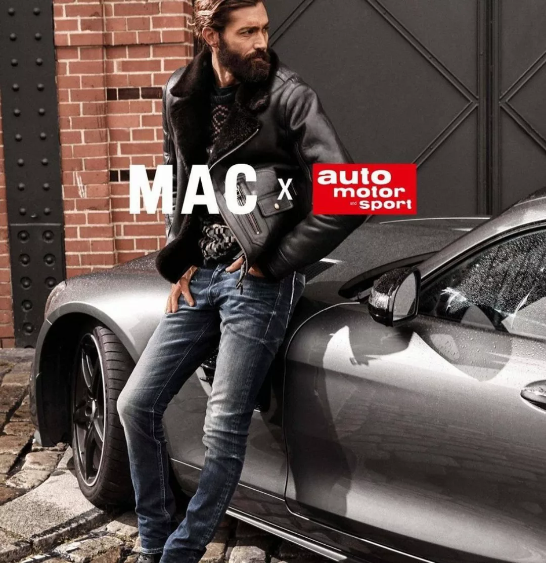 MAC Jeans Arne Pipe Authentic Dunkelblau - Größe W 38 - L 32 günstig online kaufen