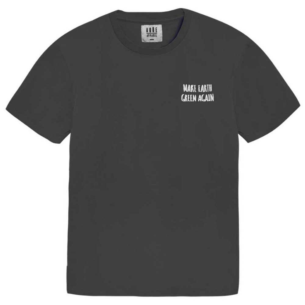AqÜe Apparel Earth Kurzärmeliges T-shirt S Dark Grey günstig online kaufen