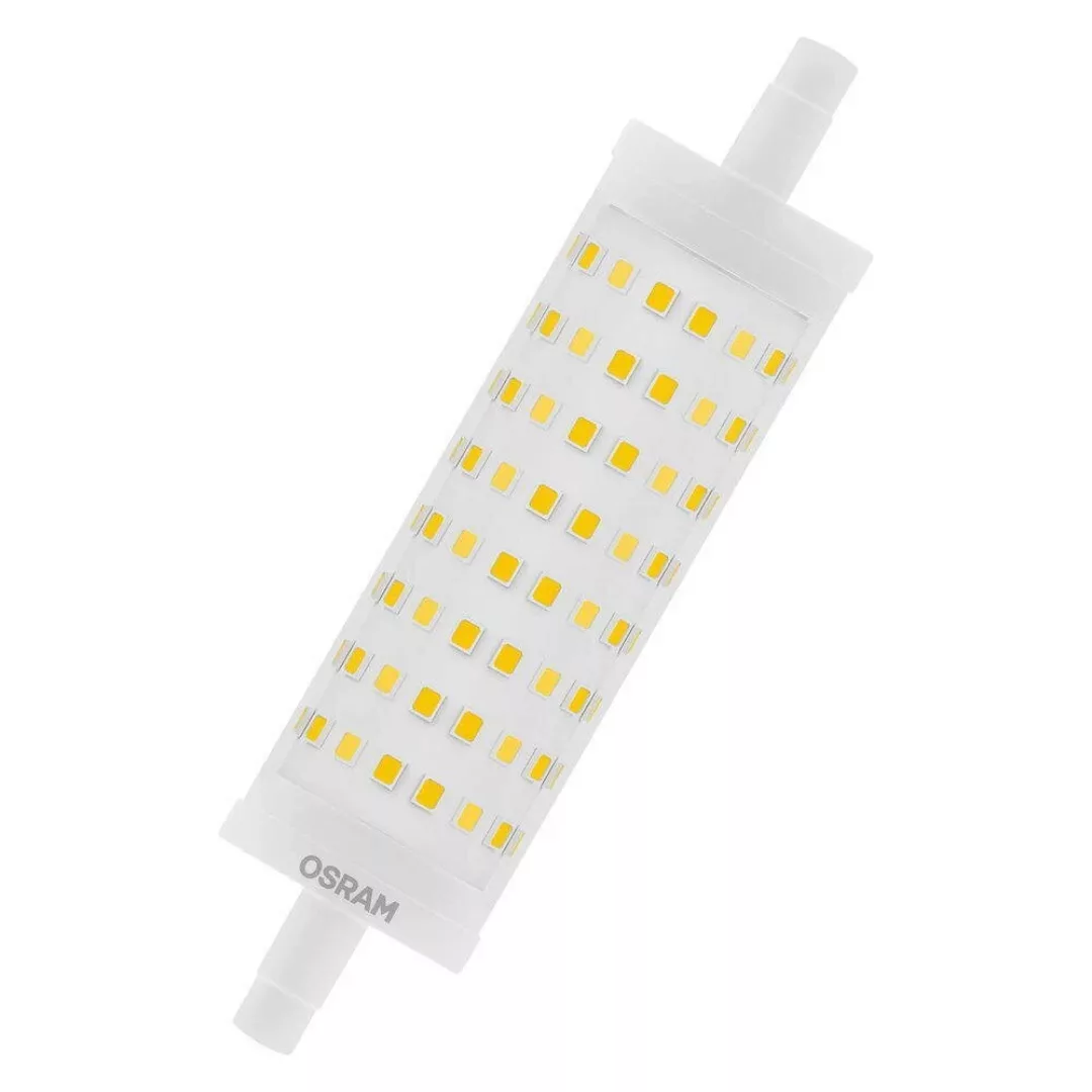Osram LED Lampe ersetzt 125W R7S Röhre - R7S-118 in Weiß 16W 2000lm 2700K d günstig online kaufen