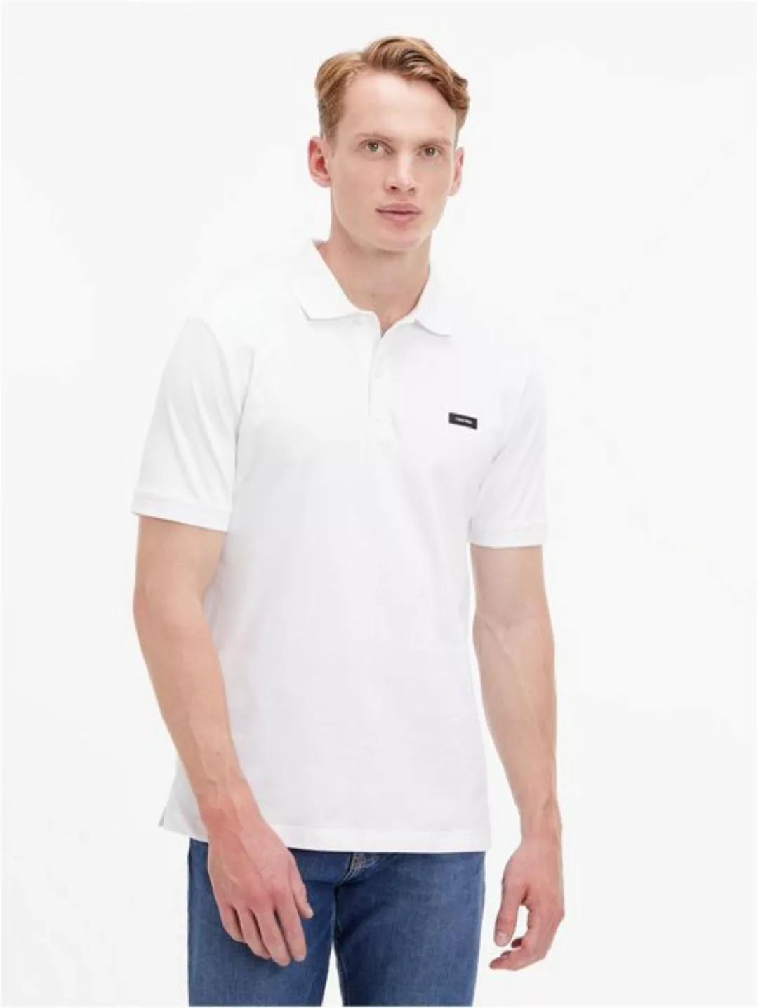 Calvin Klein Poloshirt mit Calvin Klein Logo auf der Brust günstig online kaufen