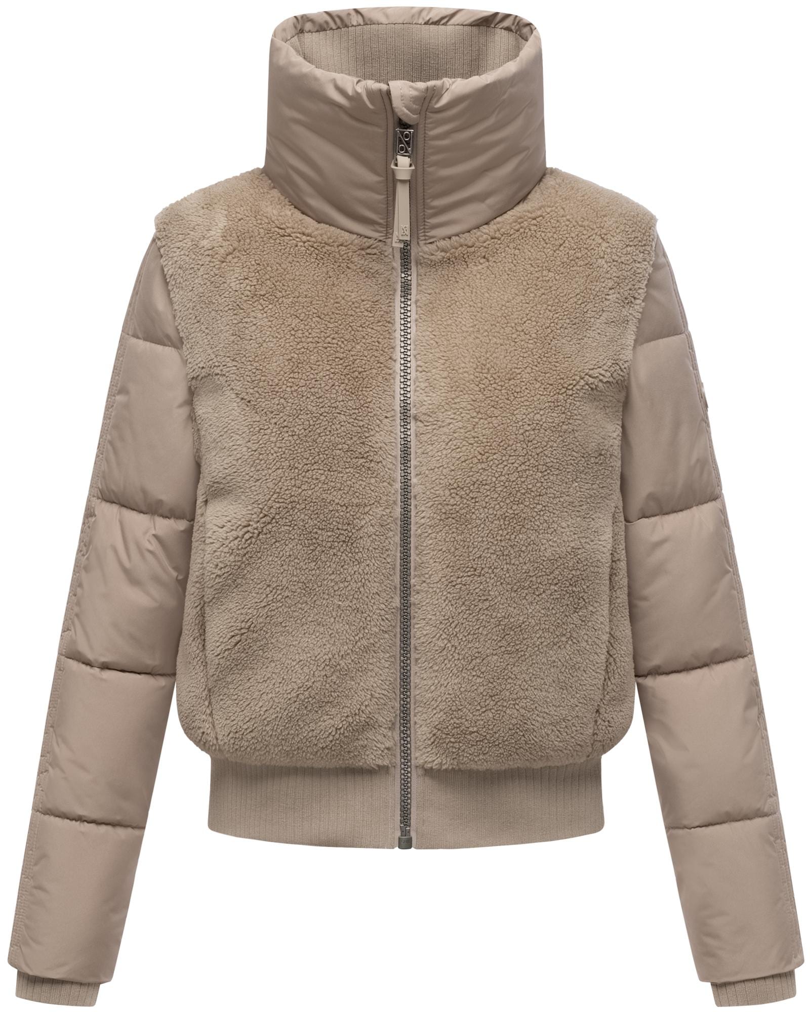 Navahoo Plüschjacke "Teddyzone 14", ohne Kapuze, Teddy-Fleece Jacke mit hoh günstig online kaufen