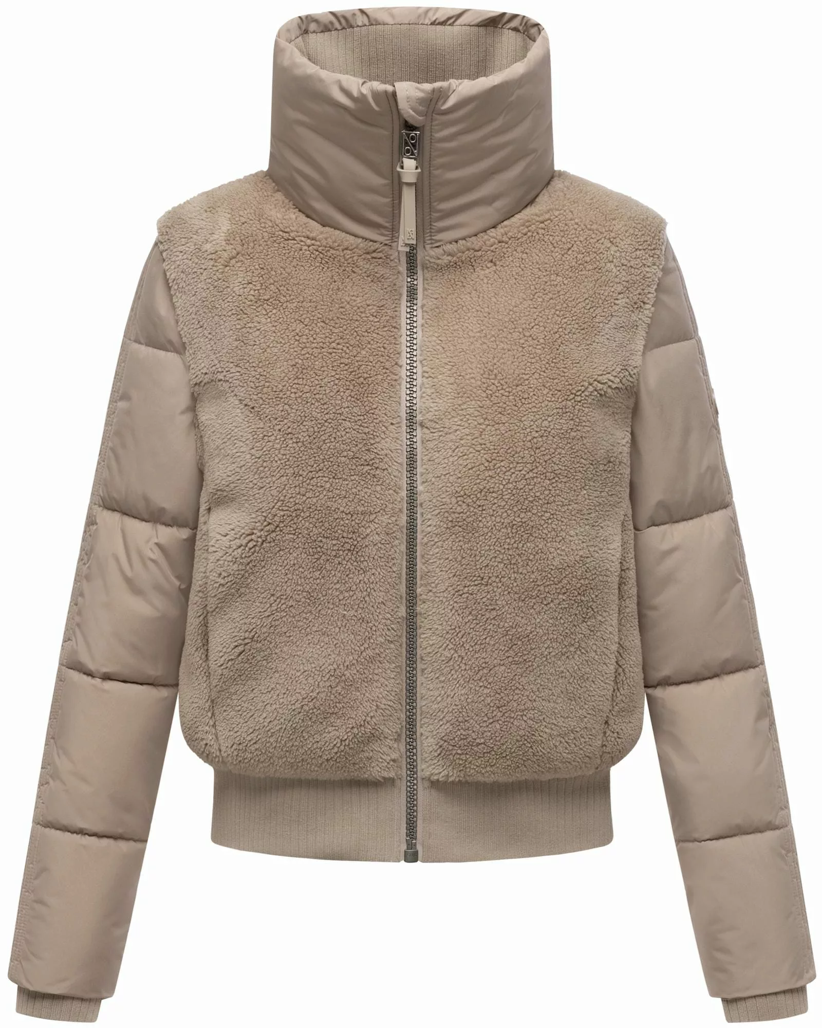 Navahoo Plüschjacke "Teddyzone 14", ohne Kapuze, Teddy-Fleece Jacke mit hoh günstig online kaufen