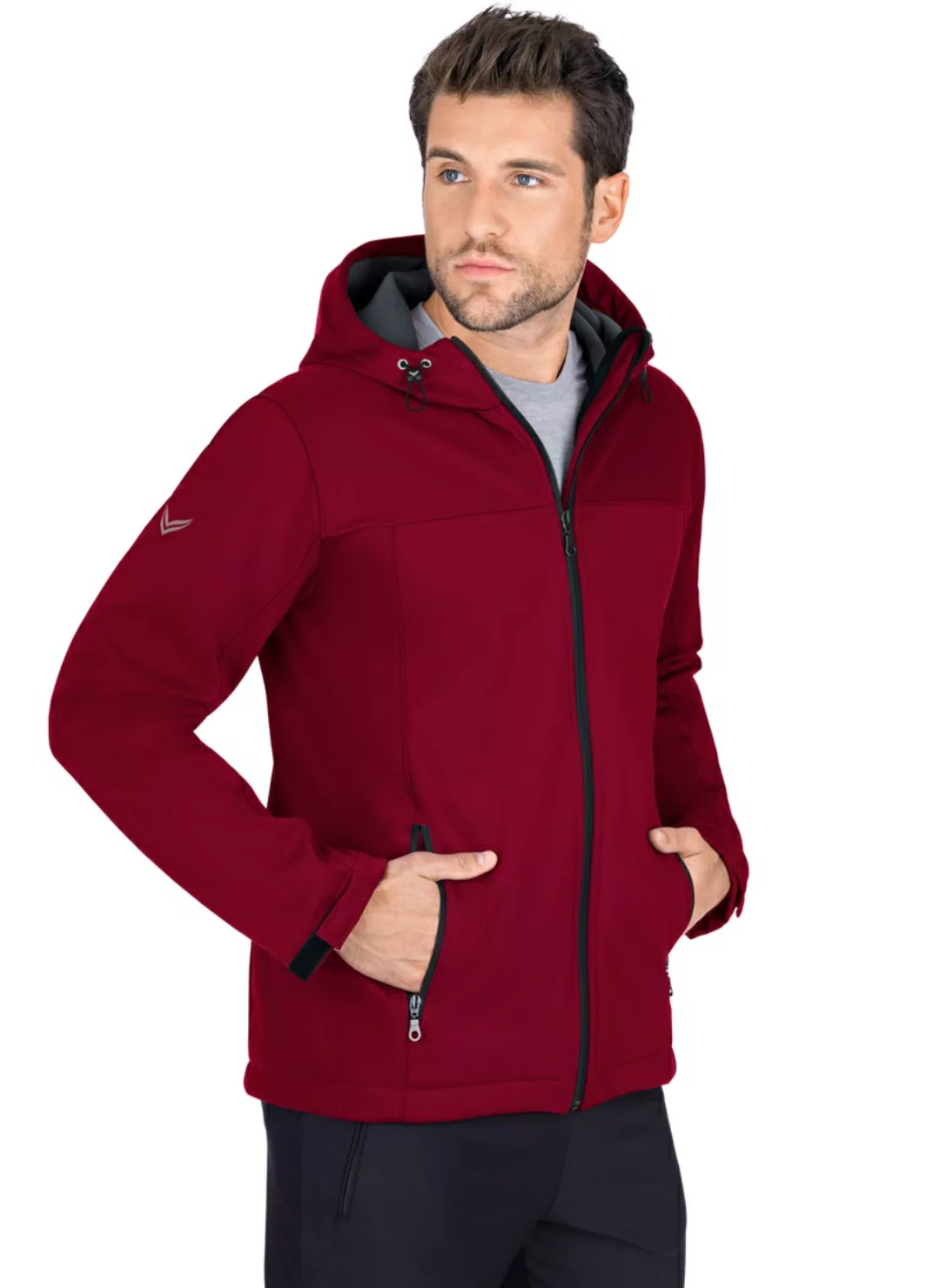 Trigema Softshelljacke "TRIGEMA Klassische Softshell–Kapuzenjacke", (1 St.) günstig online kaufen