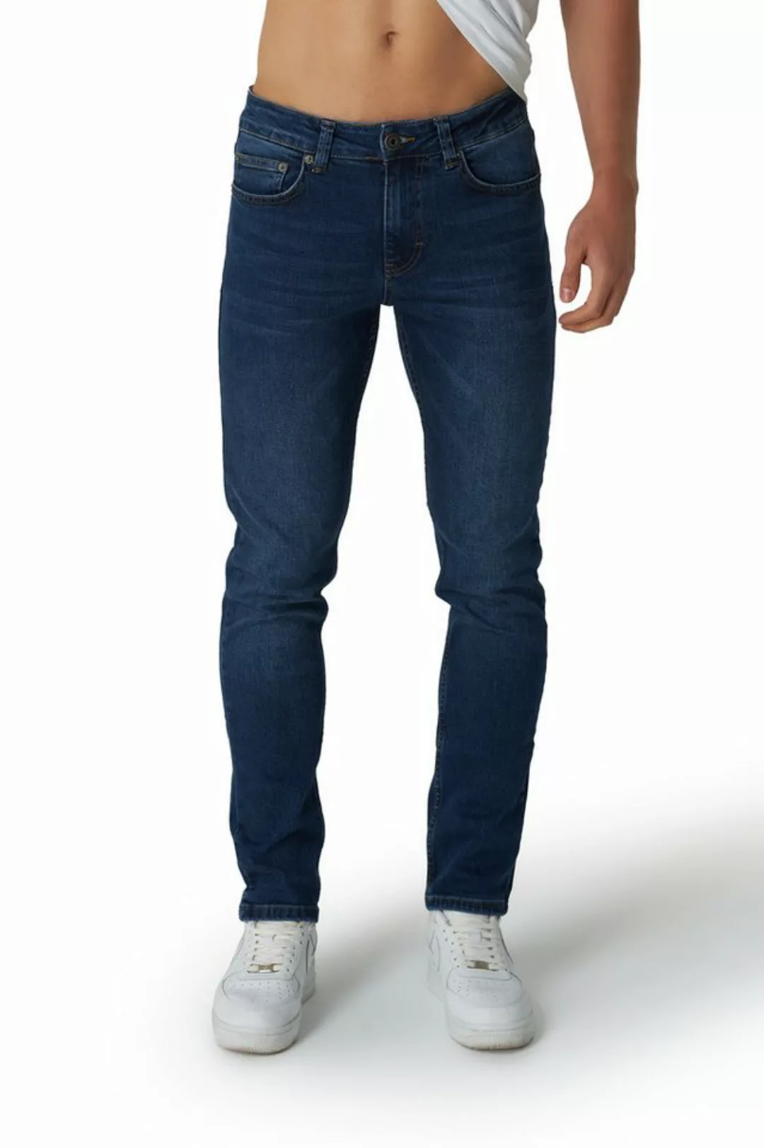 Smith & Solo Slim-fit-Jeans Jeans Herren 5-Pocket Design, Schmale Jeans, Sl günstig online kaufen