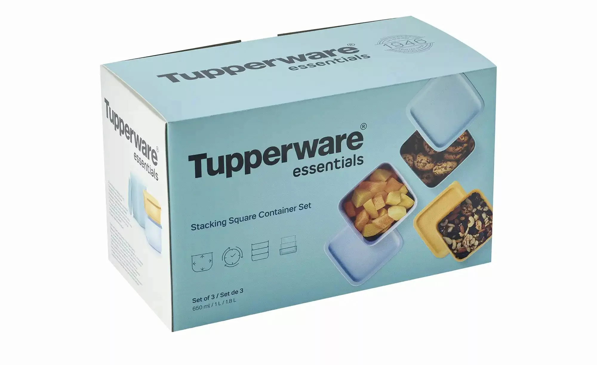 Tupperware Cubix-Set ¦ mehrfarbig ¦ Kunststoff ¦ Maße (cm): B: 13 H: 25,5 T günstig online kaufen