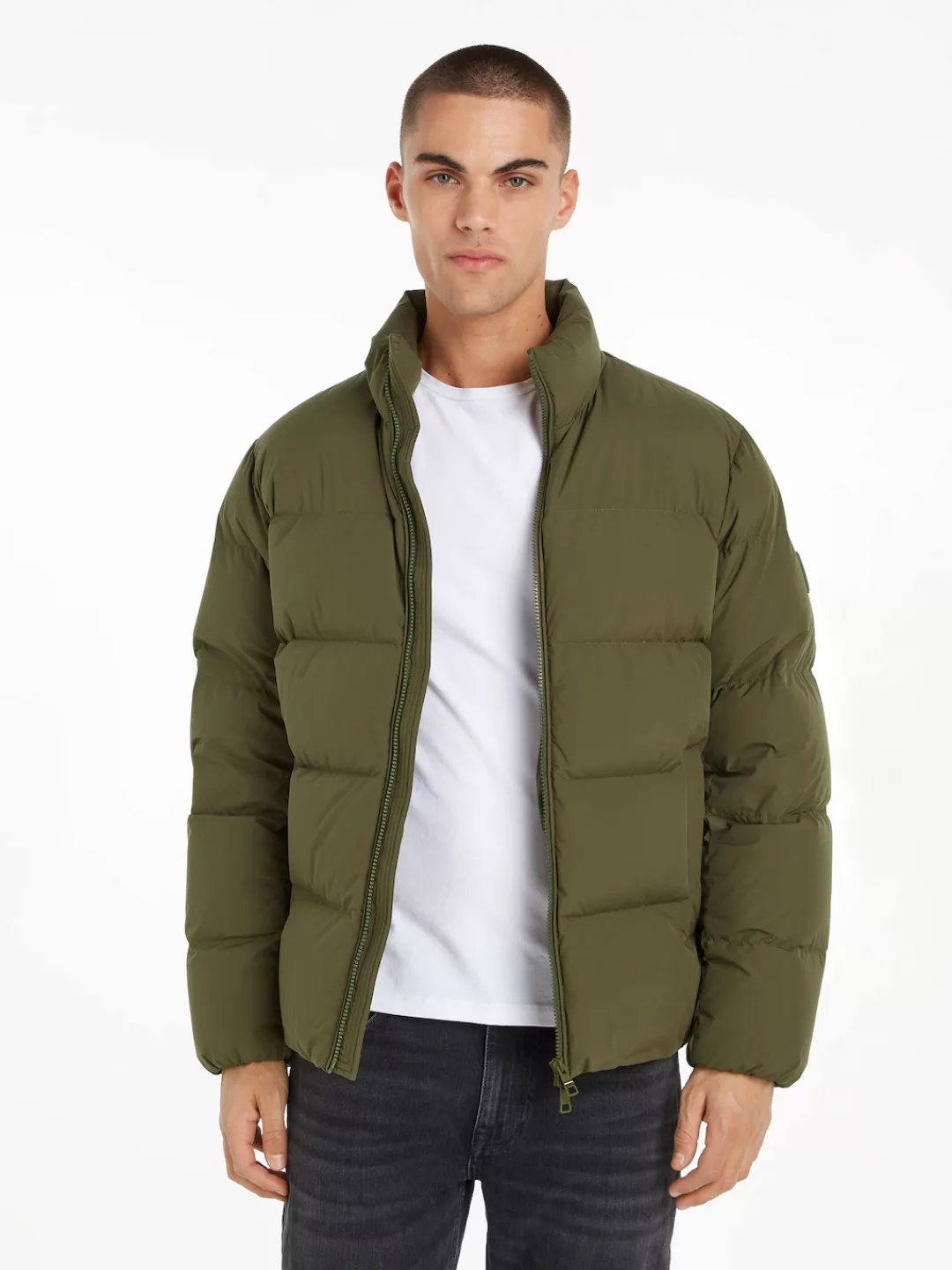 Tommy Hilfiger Steppjacke "DOWN PUFFER JACKET", ohne Kapuze günstig online kaufen