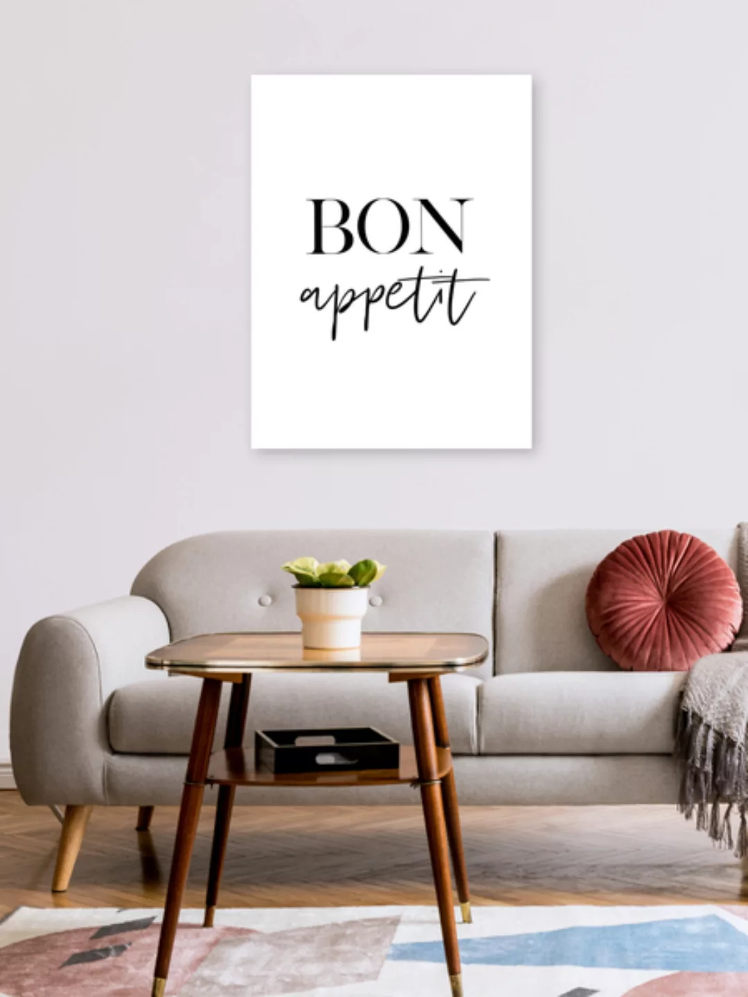 Poster / Leinwandbild - Bon Appetit No2 günstig online kaufen