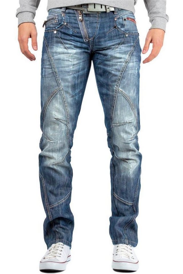 Cipo & Baxx Regular-fit-Jeans Hose BA-C0751 W33/L34 (1-tlg) Optimale Passfo günstig online kaufen