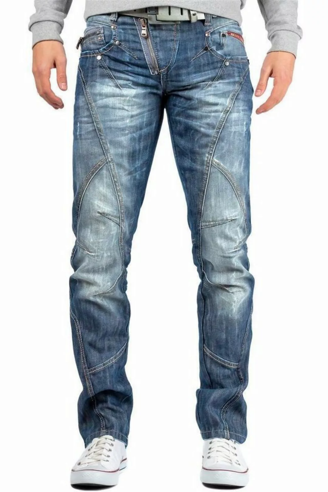 Cipo & Baxx Regular-fit-Jeans Hose BA-C0751 W36/L32 (1-tlg) Optimale Passfo günstig online kaufen