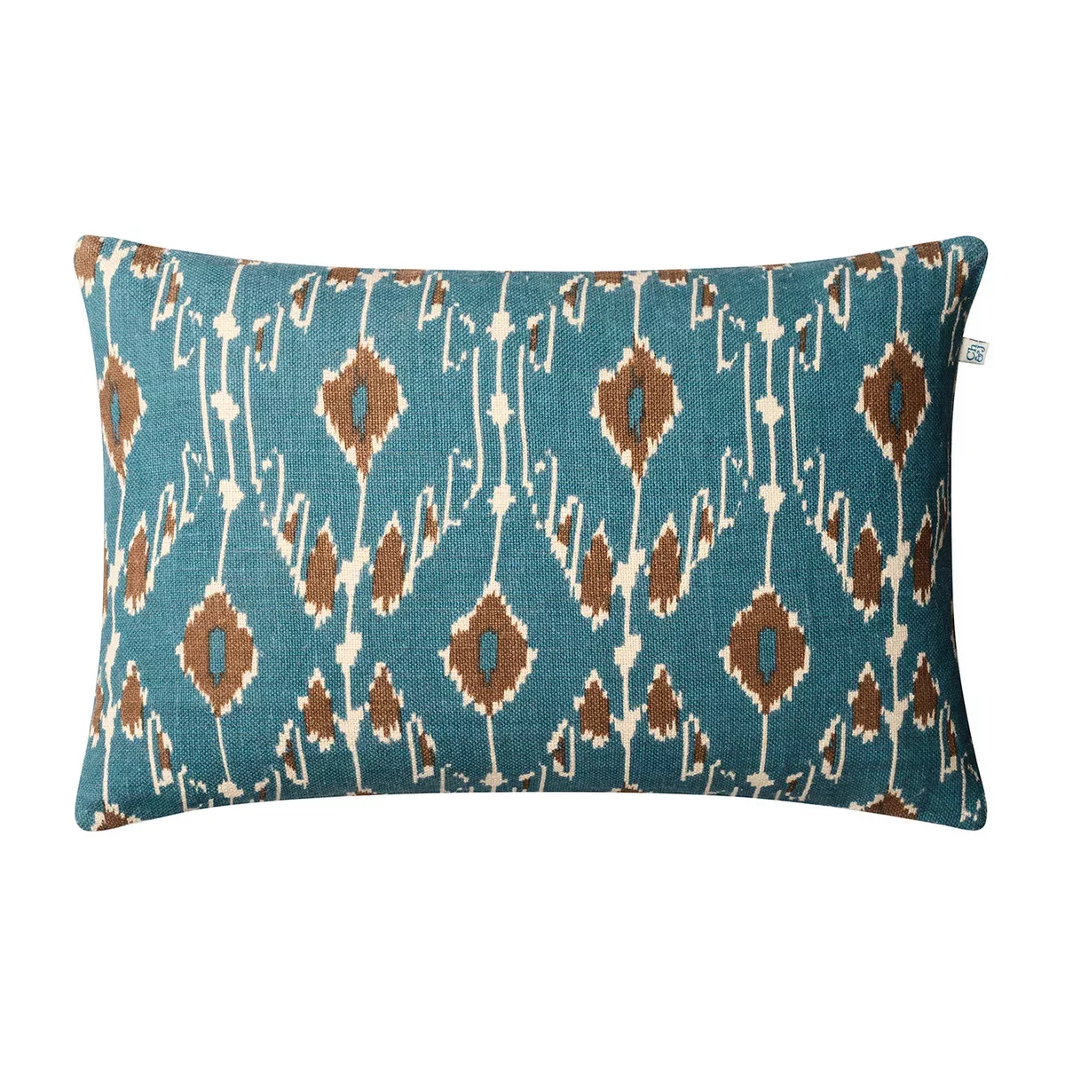 Ikat Goa Kissenbezug 60 x 40cm Heaven blue-taupe günstig online kaufen