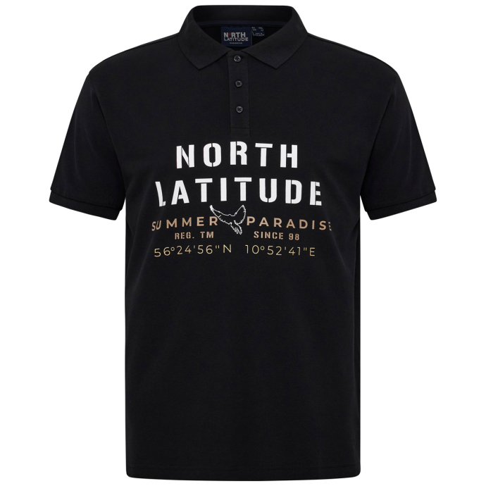 North Poloshirt mit Label-Print günstig online kaufen