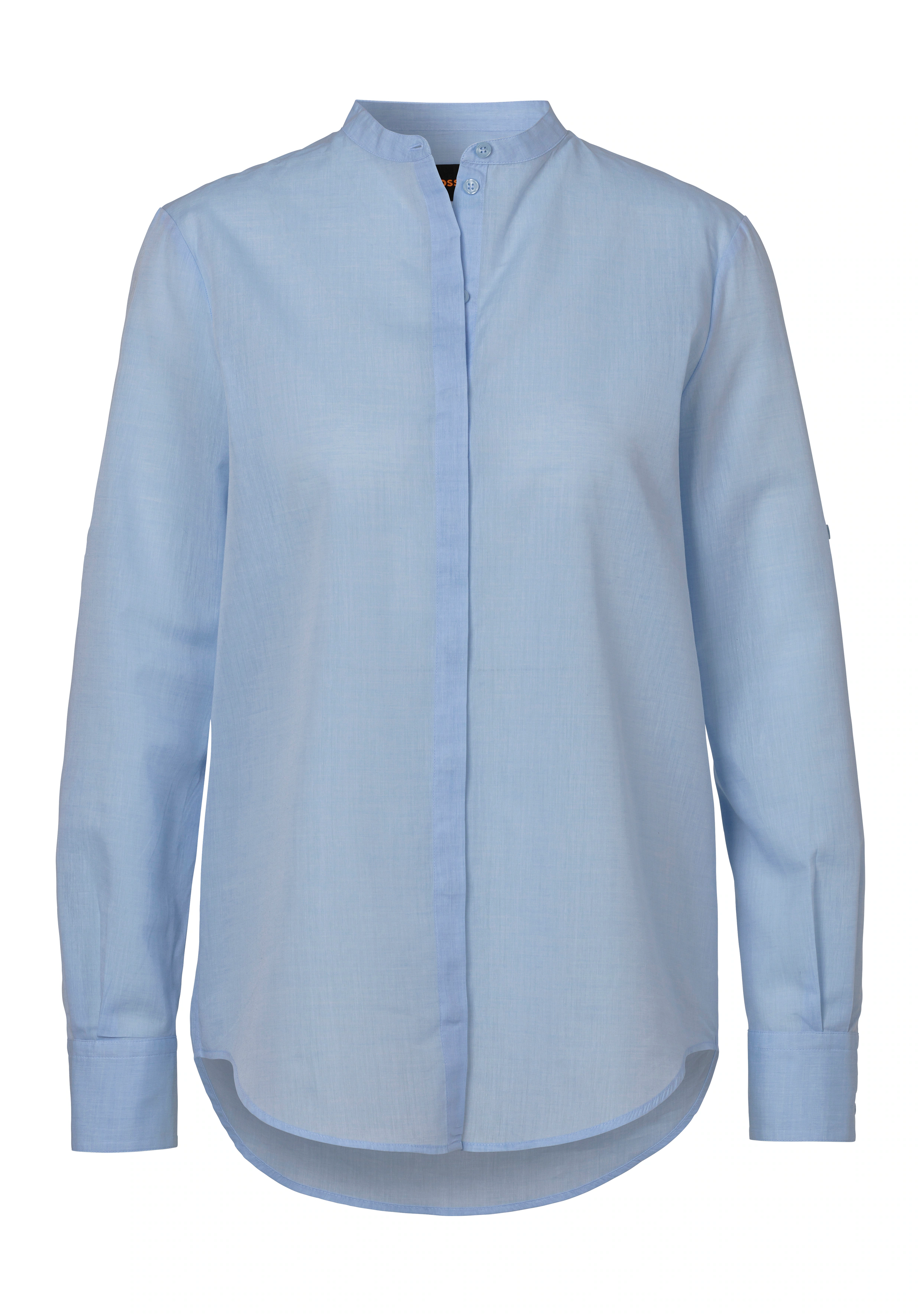 BOSS ORANGE Klassische Bluse "Befelize Premium Damenmode", Chambray Qualitä günstig online kaufen