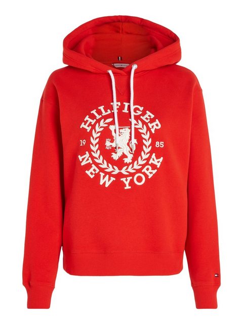 Tommy Hilfiger Kapuzensweatshirt REG CREST HOODIE mit gesticktem Logoschrif günstig online kaufen