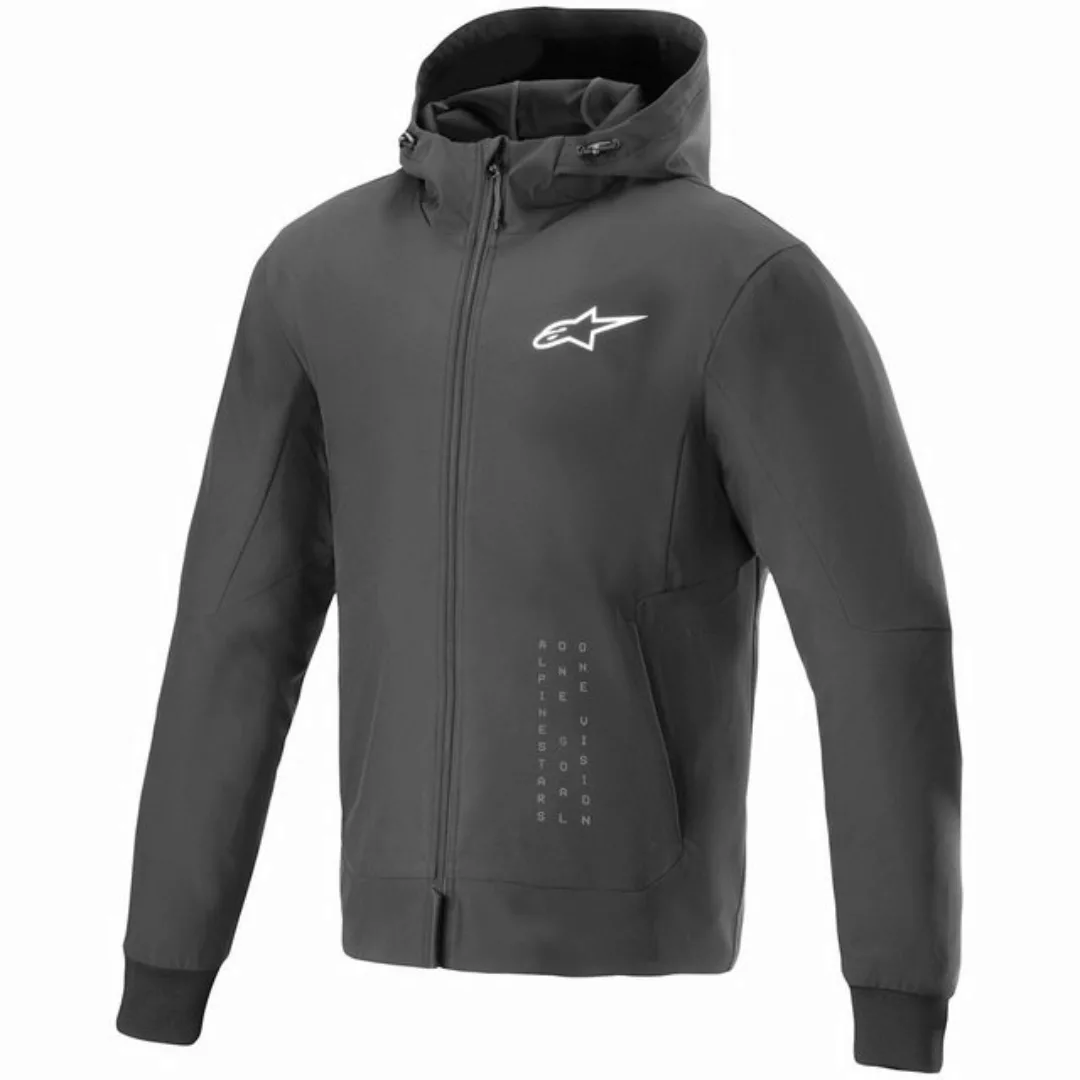 Alpinestars Motorradjacke Alpinestars Radium Tech Hoodie schwarz / weiss günstig online kaufen