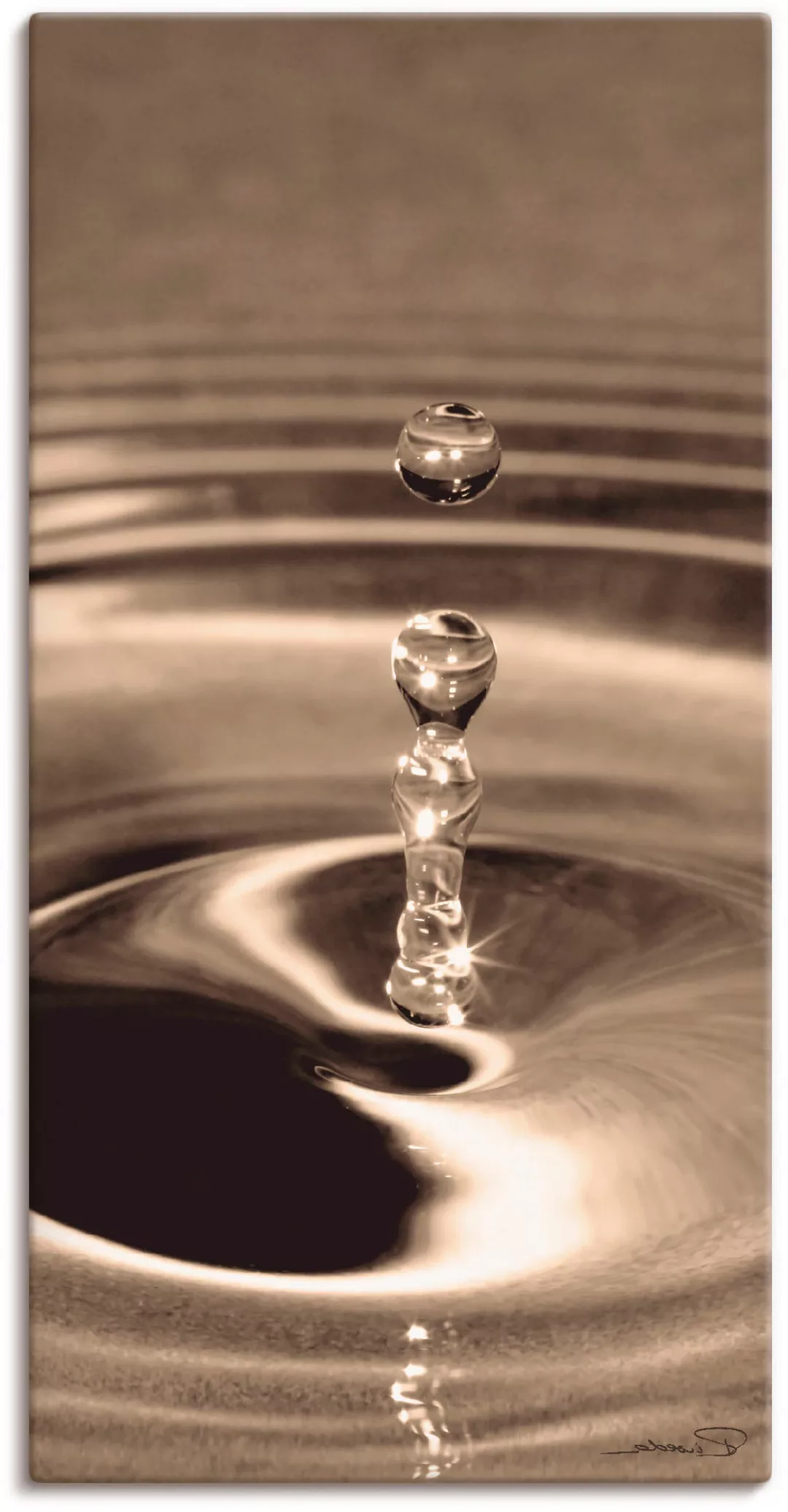 Artland Wandbild "Die Elemente: Wasser", Zen Bilder, (1 St.) günstig online kaufen