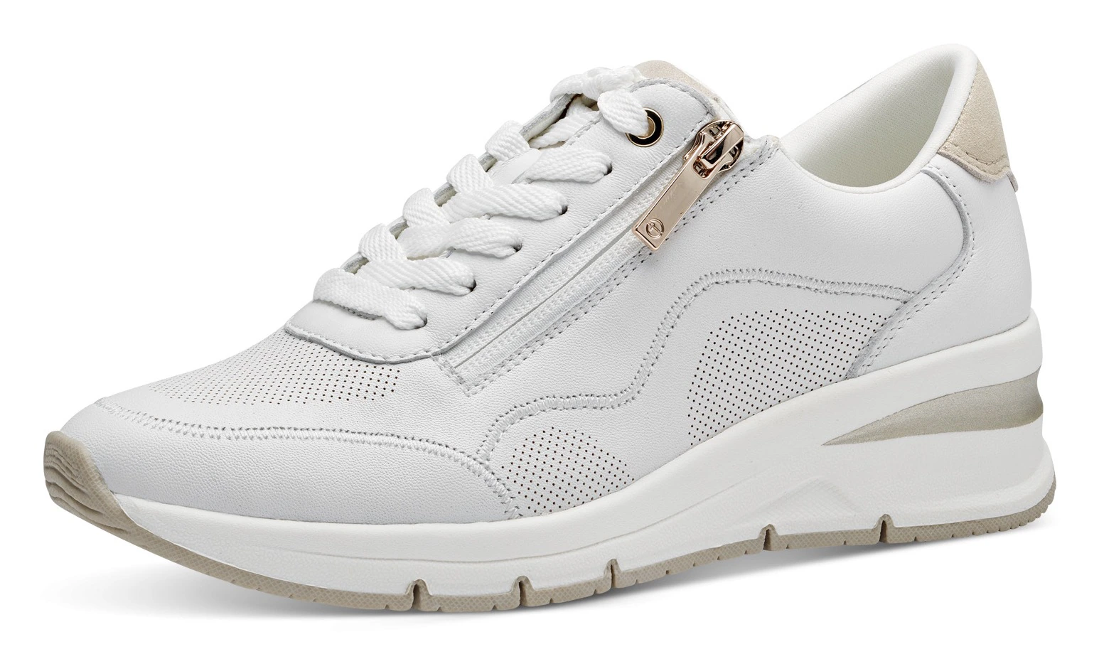 Tamaris Keilsneaker, Freizeitschuh, Halbschuh, Schnürschuh mit Außenreißver günstig online kaufen