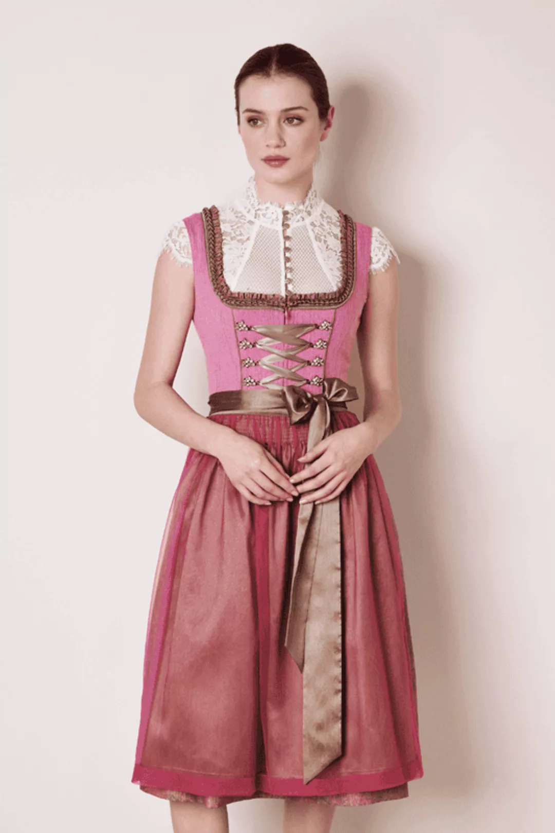 KRÜGER COLLECTION Dirndl Midi-Dirndl günstig online kaufen