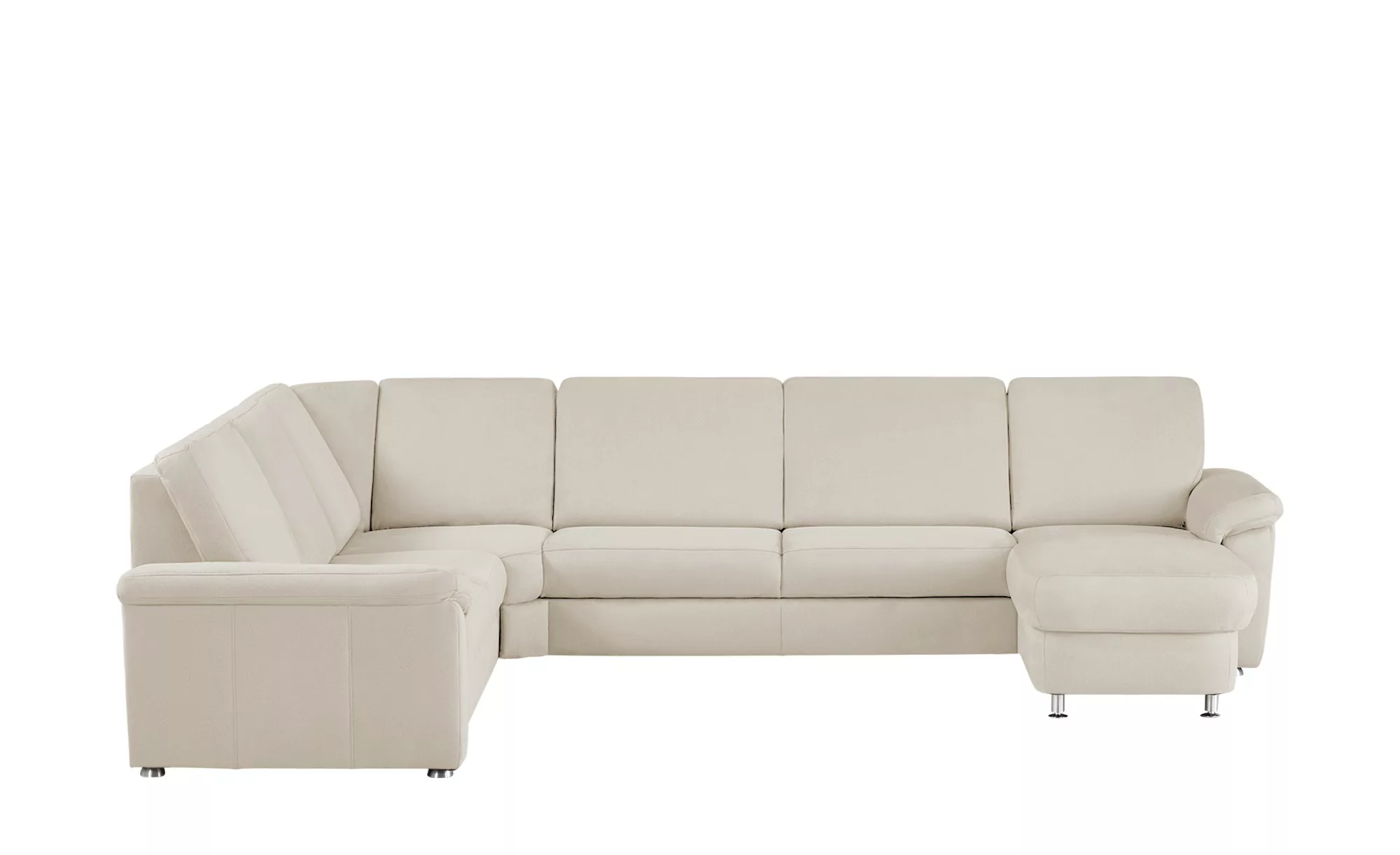 meinSofa Wohnlandschaft Mikrofaser Rita ¦ creme ¦ Maße (cm): B: 330 H: 91 T günstig online kaufen