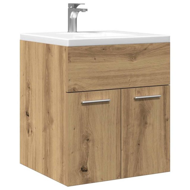 vidaXL Schrankmodule Waschbeckenschrank Artisan-Eiche 41x38,5x46 Holzwerkst günstig online kaufen