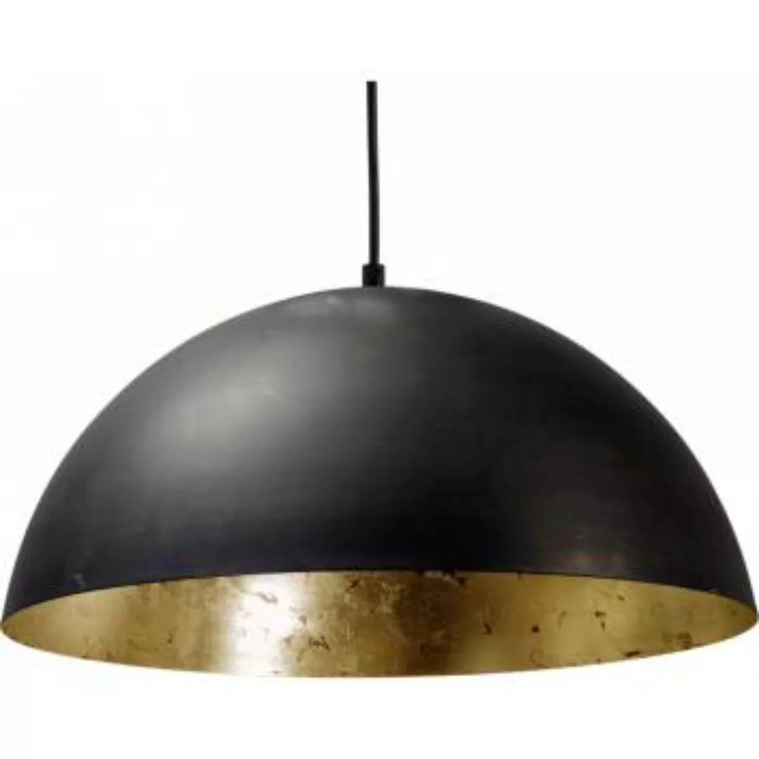 Pendelleuchte Grau Metall Gold Ø40cm Design LARINO günstig online kaufen