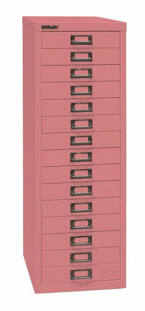 Bisley Aktenschrank MultiDrawer Schubladenschrank in Pink - Maße: H 86 x B günstig online kaufen