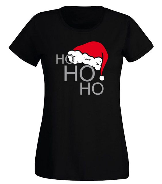 G-graphics T-Shirt Ho Ho Ho – Nikolausmütze Slim-fit Damen T-Shirt mit Weih günstig online kaufen