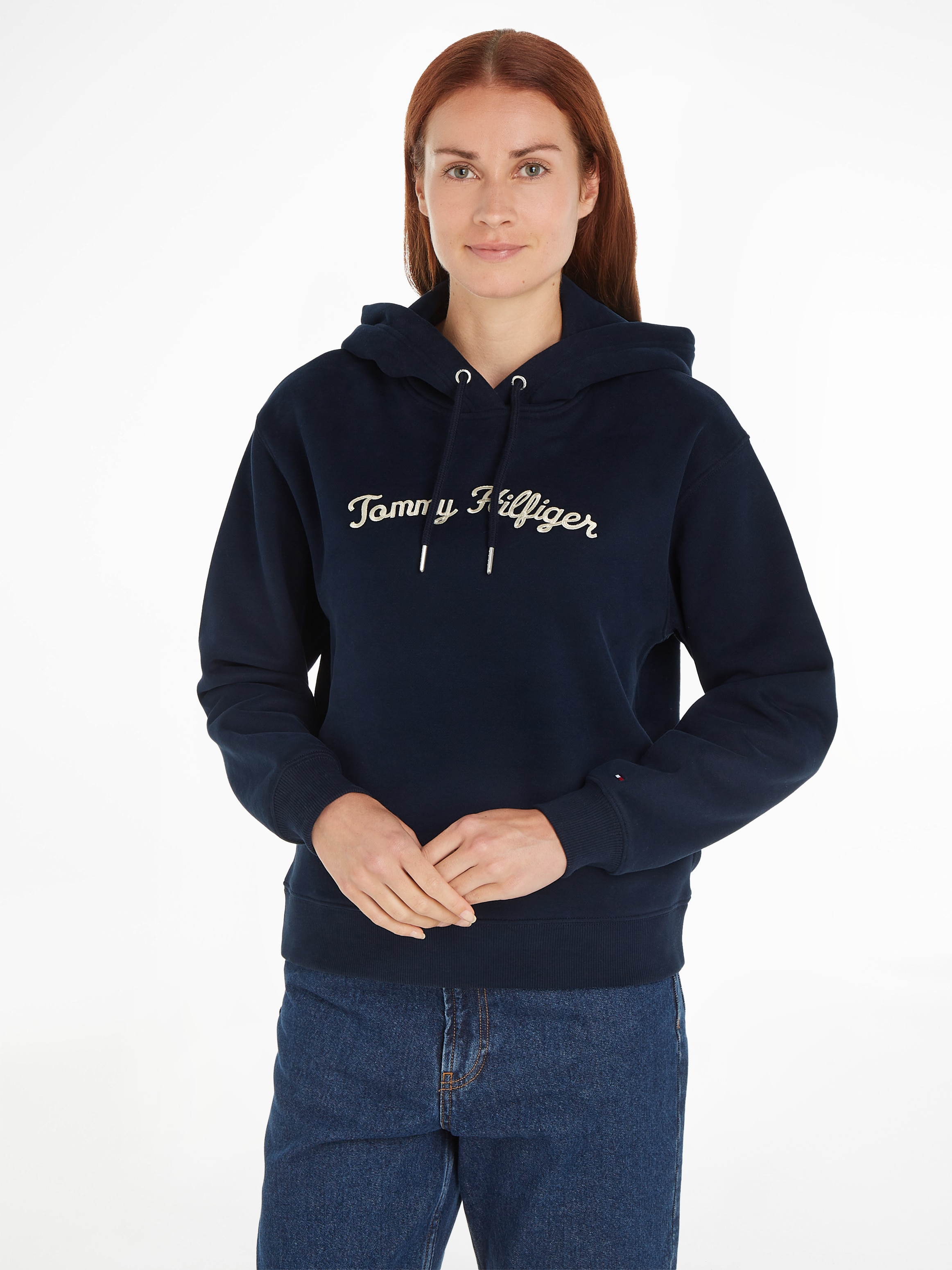 Tommy Hilfiger Kapuzensweatshirt "IM REG SCRIPT HILFIGER HOODIE", mit Tommy günstig online kaufen