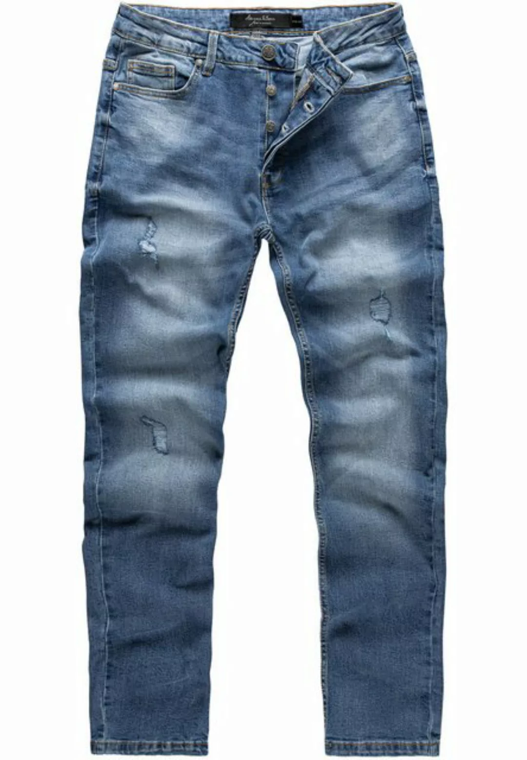 Amaci&Sons Straight-Jeans MEDFORD Destroyed Jeans Herren Regular Fit Destro günstig online kaufen