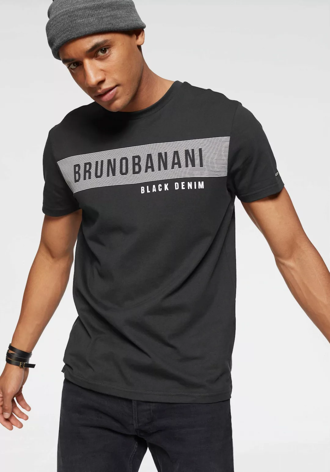 Bruno Banani T-Shirt, mit Markenprint günstig online kaufen