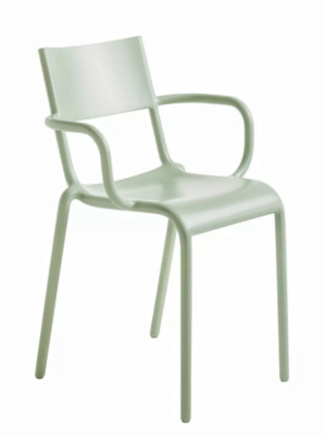 Generic A Stapelbarer Sessel / Polypropylen - Kartell - Grün günstig online kaufen