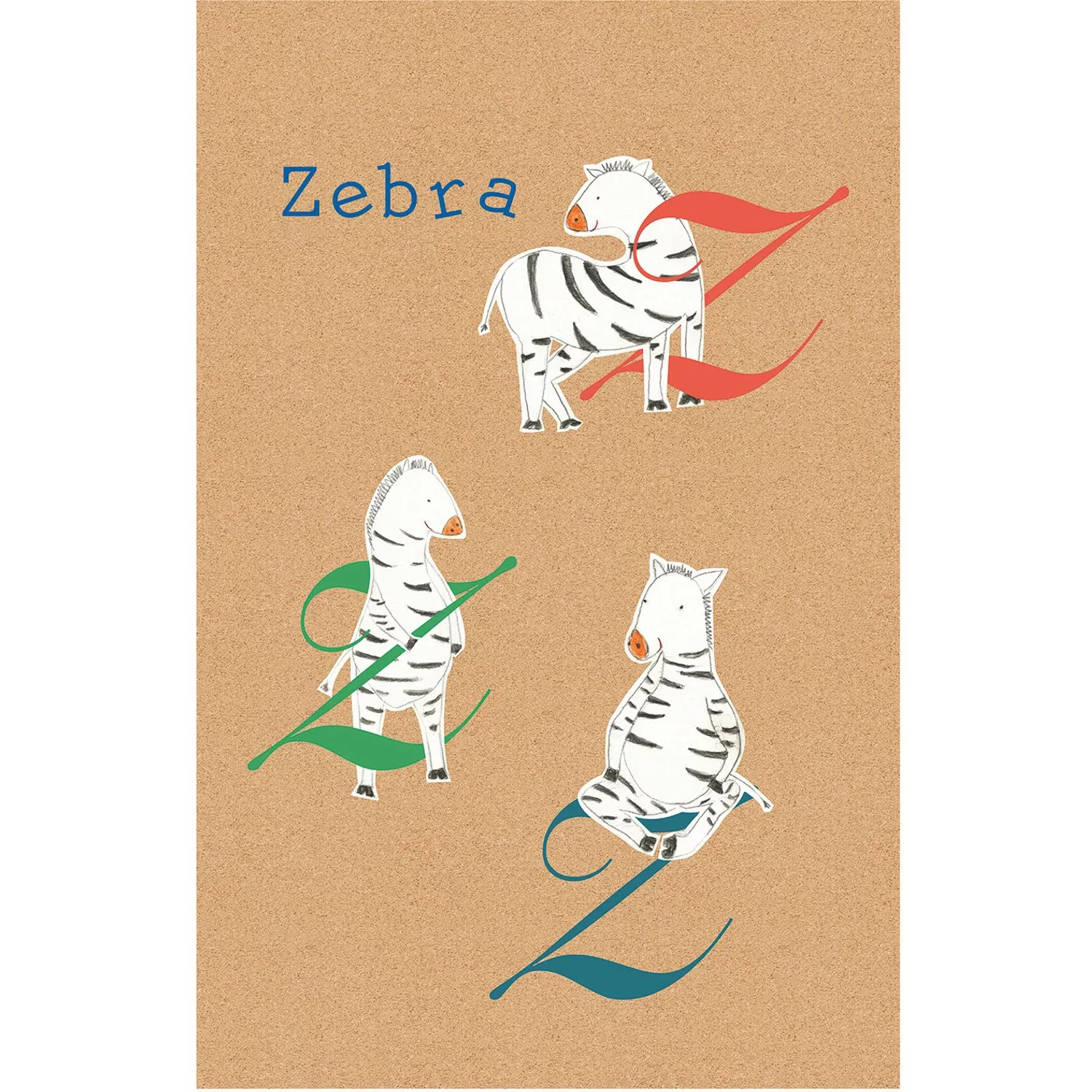 Komar Poster "ABC Animal Z", Buchstaben, (1 St.) günstig online kaufen