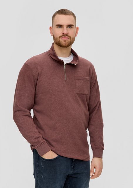 s.Oliver Sweatshirt Sweatshirt mit Stehkragen günstig online kaufen