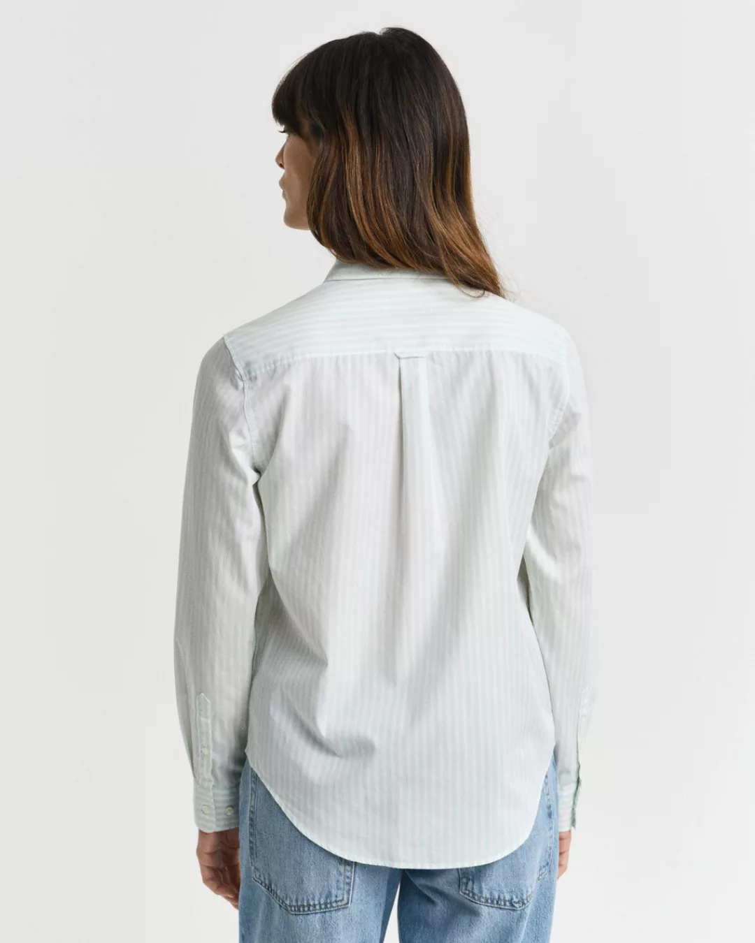 Gant Hemdbluse "REG POPLIN STRIPED SHIRT", mit einer kleinen Logostickerei günstig online kaufen