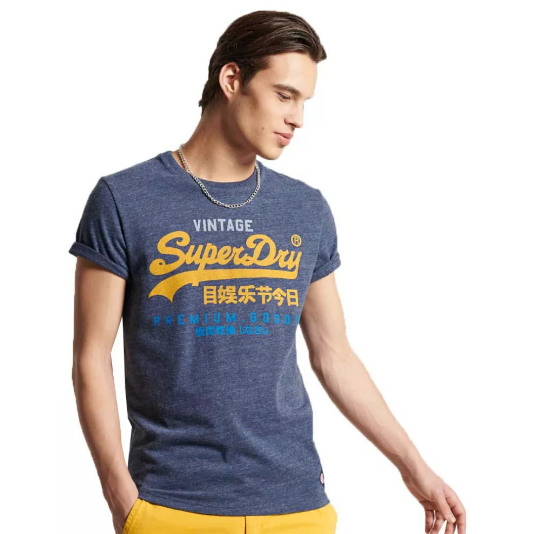 Superdry Vintage Logo Tri 220 Kurzarm T-shirt 2XL Ochre Marl günstig online kaufen