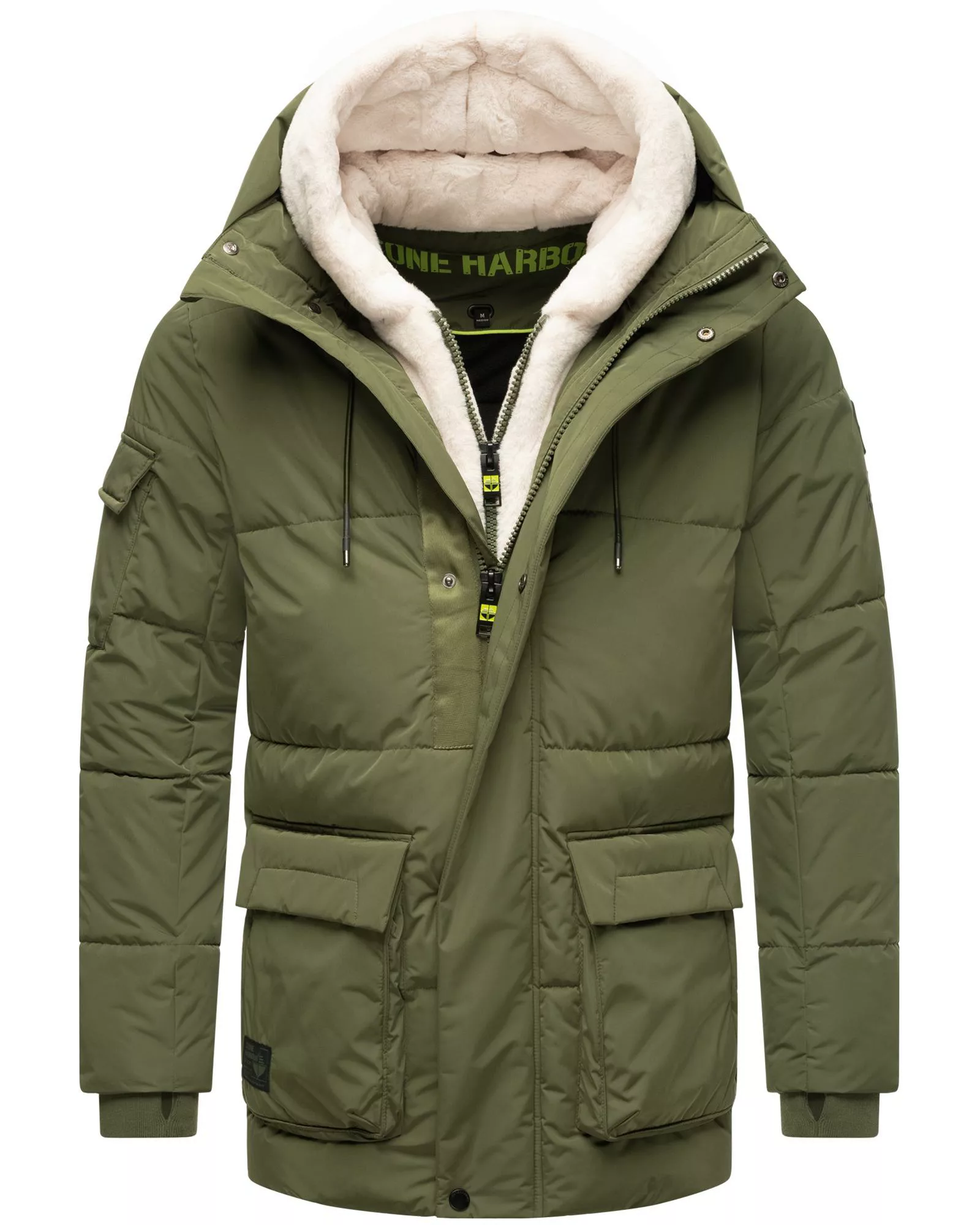 Stone Harbour Winterjacke "Lauroo XX", mit Kapuze, urbane Herren Steppjacke günstig online kaufen