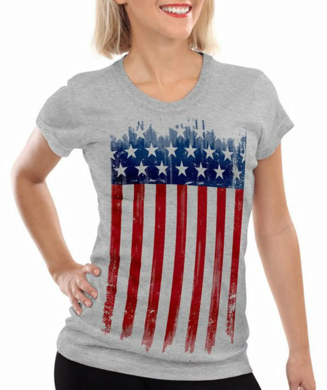 style3 T-Shirt US Flagge vereinigte staaten united states amerika america v günstig online kaufen