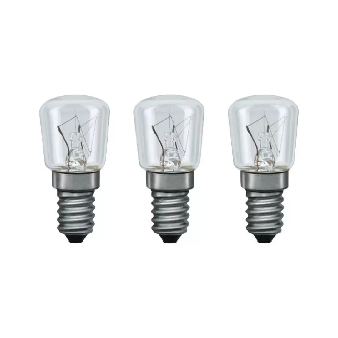 Paulmann "Set Glühbirne Backofenlampe 300° E14 E14 230V 3x85lm 3x15W 2300K günstig online kaufen