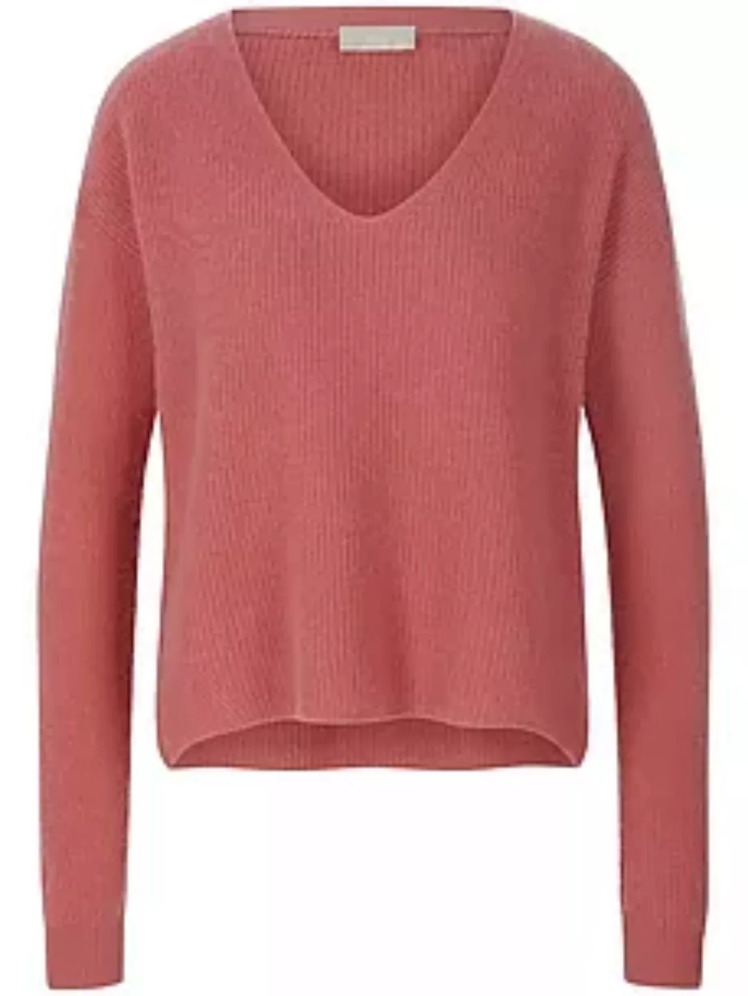 V-Pullover aus 100% Premium-Kaschmir include pink günstig online kaufen
