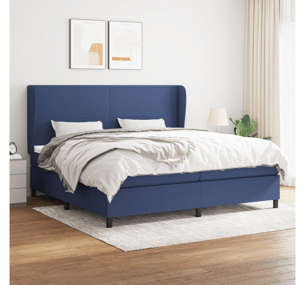 vidaXL Boxspringbett Bett Boxspringbett mit Matratze & Topper Stoff verschi günstig online kaufen