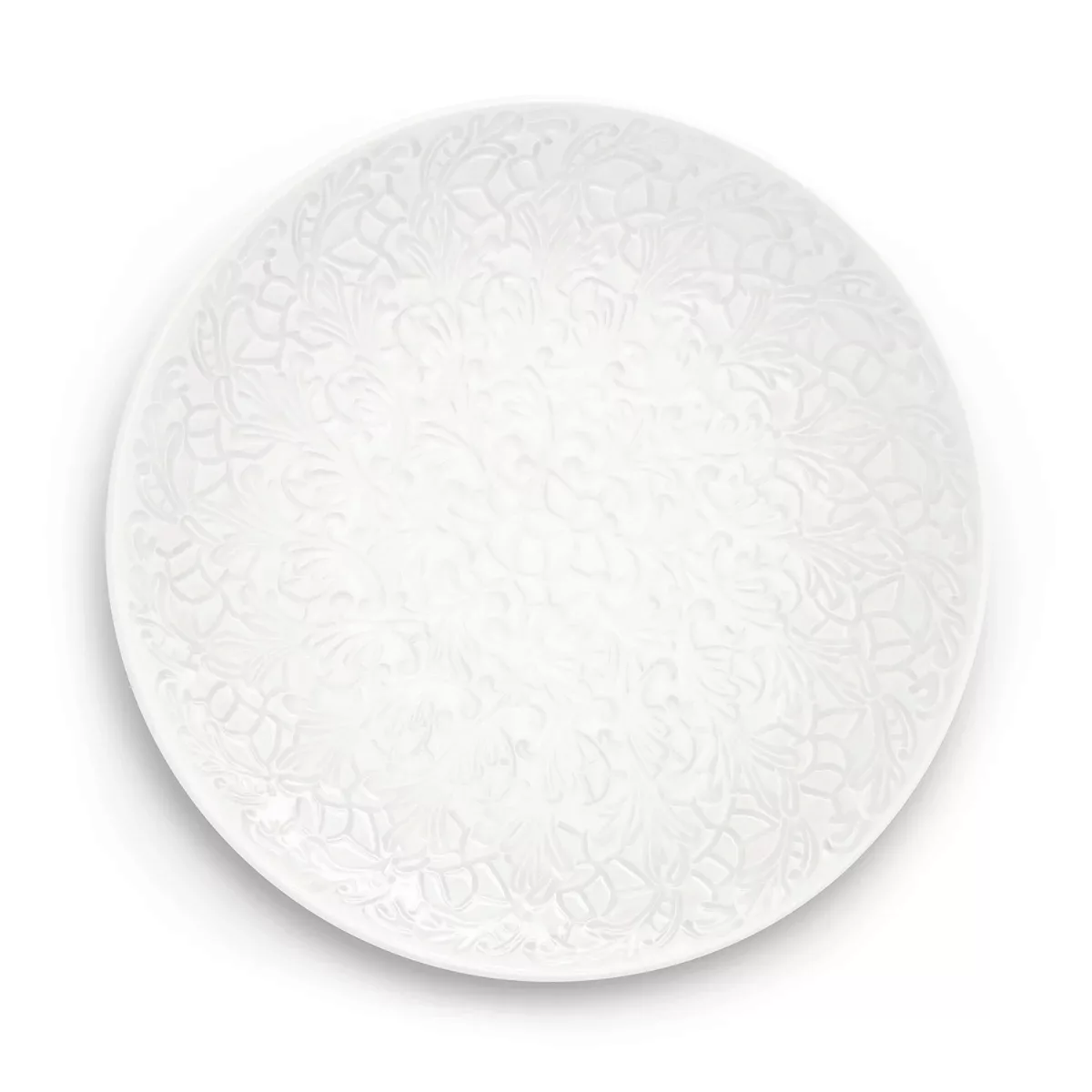 Lace Teller 34cm Weiß günstig online kaufen