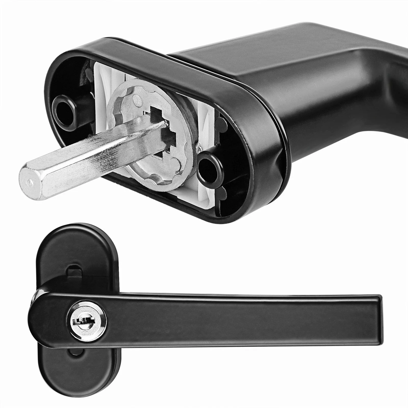 monzana Fenstergriff, 10, Abschließbar Edelstahl 35mm günstig online kaufen