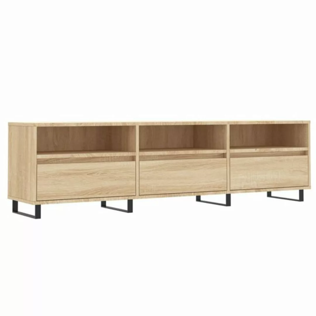 furnicato TV-Schrank Sonoma-Eiche 150x30x44,5 cm Holzwerkstoff (1-St) günstig online kaufen